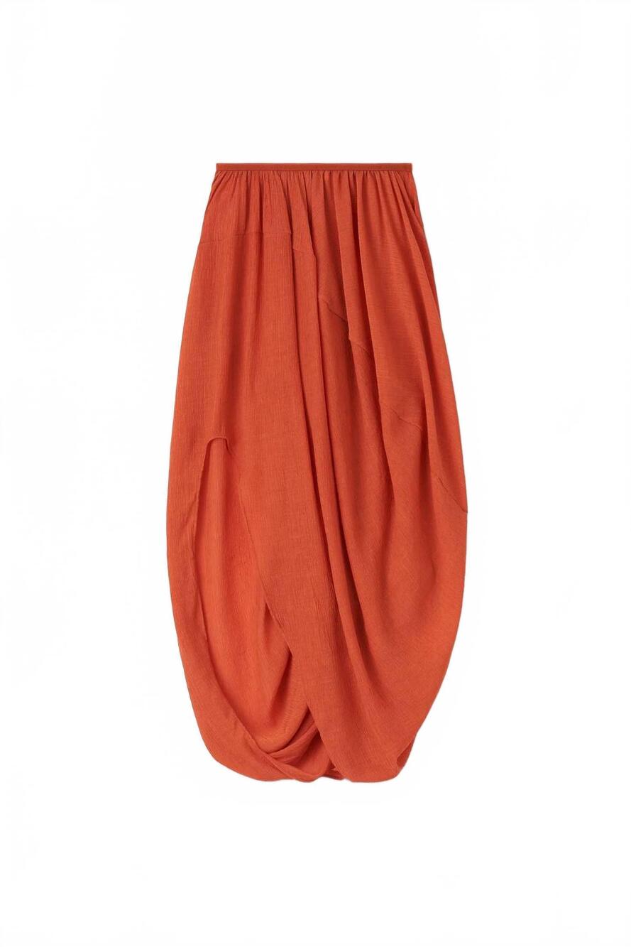 NEW RODEBJER cybele plisse skirt in bleached red - Picture 2 of 3